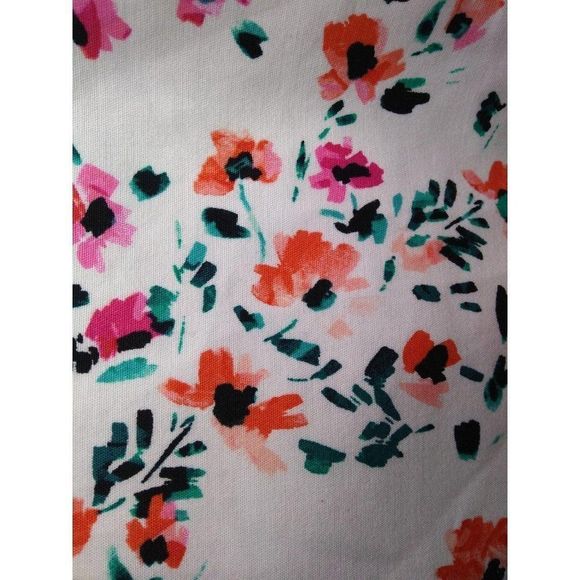 Calvin Klein Pants Floral Printed Side Pockets 8 - Picture 6 of 9